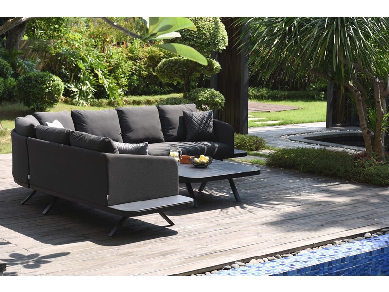 All weather Loungeset " Cave Charcoal "