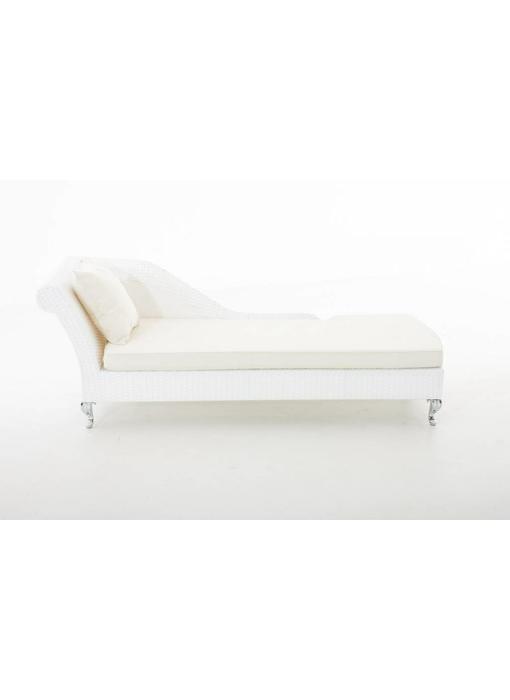 Chaise longue " Savannah Flat Wit "