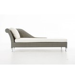 Chaise longue " Savannah Flat Grijs "