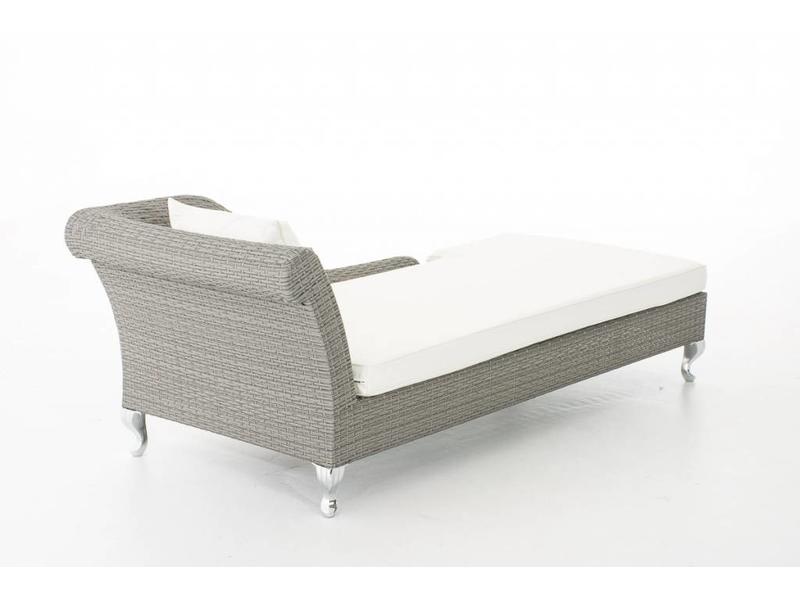 Chaise longue " Savannah Flat Grijs "