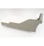 Chaise longue " Savannah Flat Grijs "