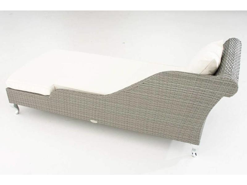 Chaise longue " Savannah Flat Grijs "