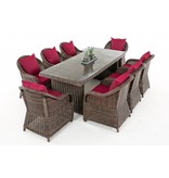 Tuinset " Lavello XL Bruin-Rood "