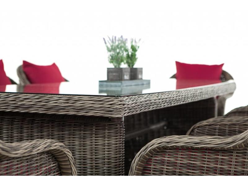 Tuinset " Lavello XL Grijs-Rood "