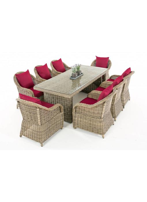 Tuinset " Lavello XL Naturel-Rood "