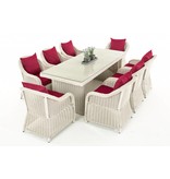 Tuinset " Lavello XL Wit-Rood "