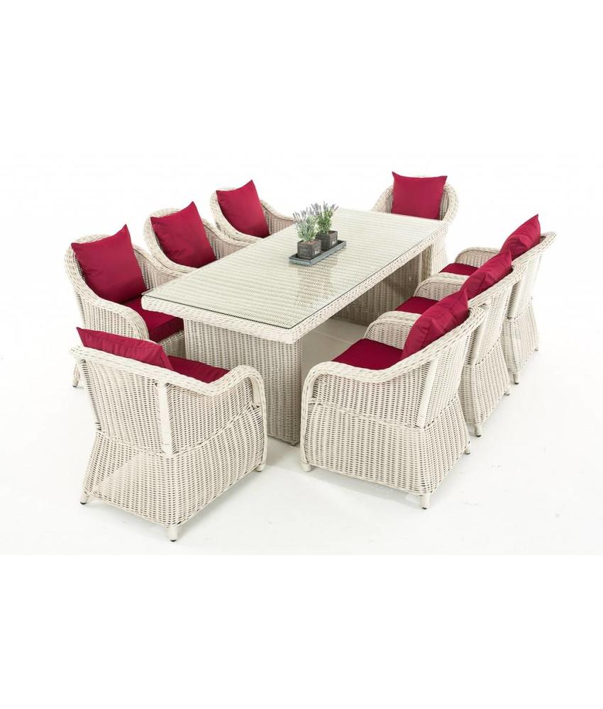 Tuinset " Lavello XL Wit-Rood "