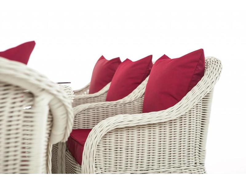 Tuinset " Lavello XL Wit-Rood "
