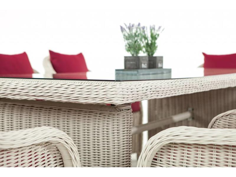 Tuinset " Lavello XL Wit-Rood "