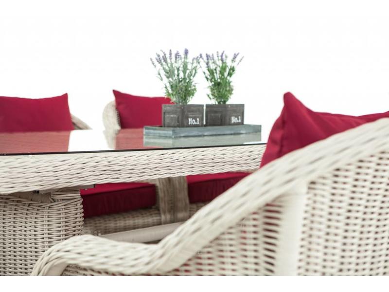 Tuinset " Lavello XL Wit-Rood "