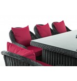 Tuinset " Lavello XL Zwart-Rood "