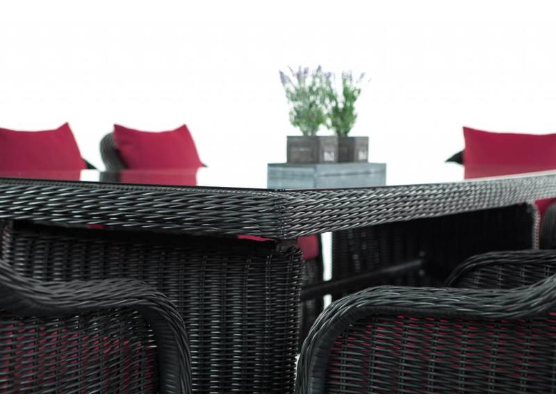 Tuinset " Lavello XL Zwart-Rood "