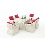 Tuinset " Lavello Wit-Rood "