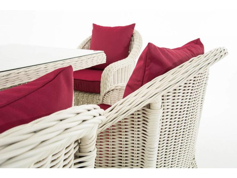 Tuinset " Lavello Wit-Rood "