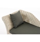 Chaise longue " Savannah Wit-Antraciet "