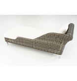 Chaise longue " Savannah Grijs-Crème "