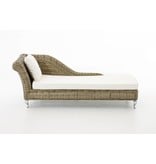 Chaise longue " Savannah Naturel-Crème "