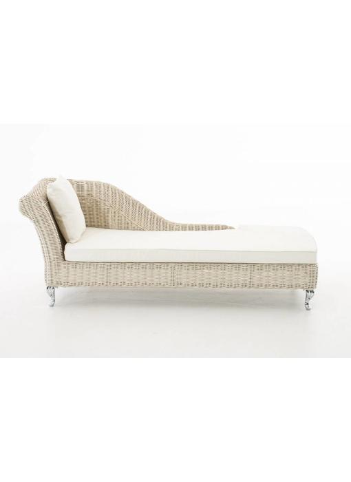 Chaise longue " Savannah Wit-Crème "