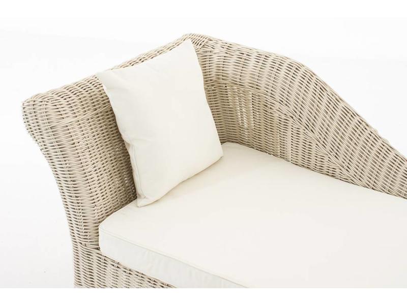 Chaise longue " Savannah Wit-Crème "