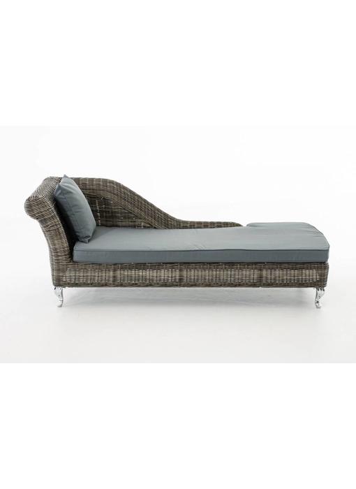 Chaise longue " Savannah Grijs-Grijs "