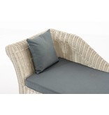 Chaise longue " Savannah Wit-Grijs "