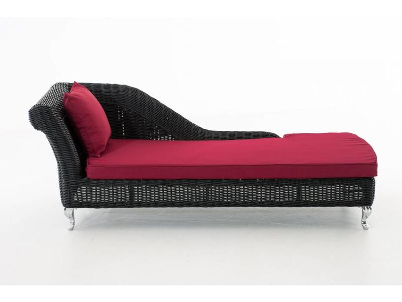 Chaise longue " Savannah Zwart-Rood "