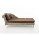 Chaise longue " Savannah Naturel-Bruin "