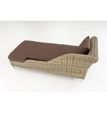 Chaise longue " Savannah Naturel-Bruin "