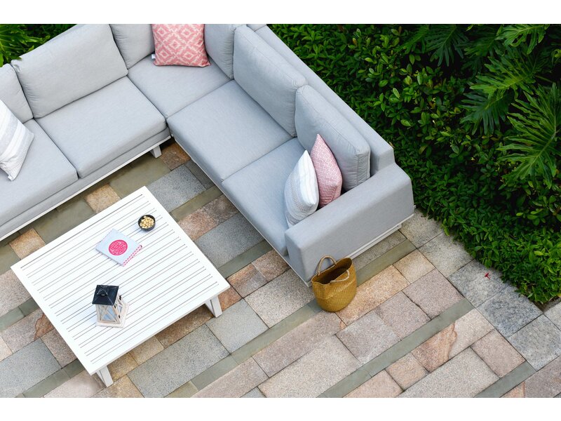 All weather Loungeset hoekbank " Ethos Grijs "