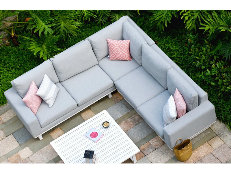 All weather Loungeset hoekbank " Ethos Grijs "
