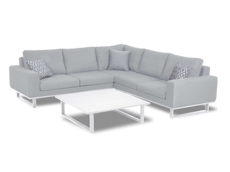 All weather Loungeset hoekbank " Ethos Grijs "