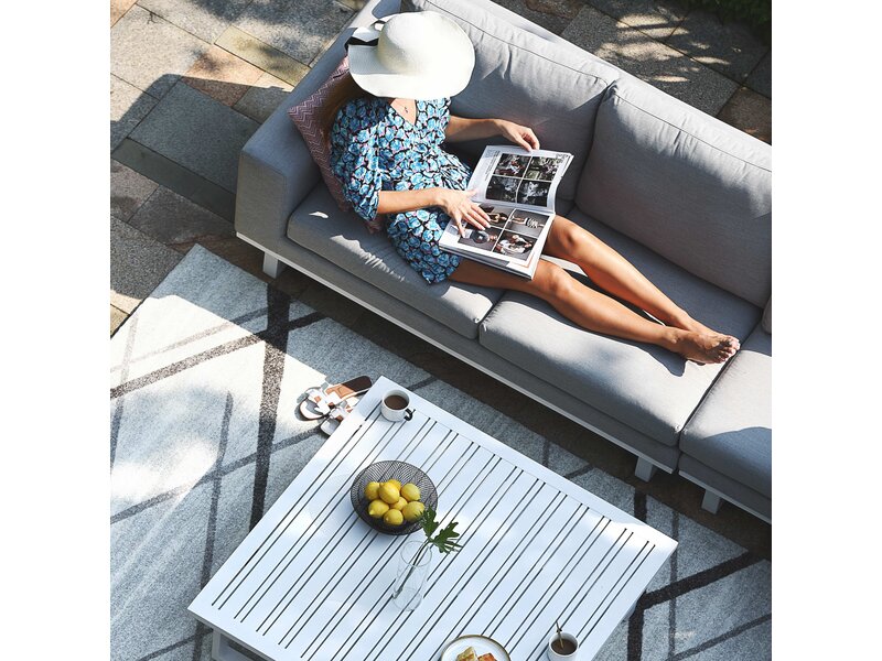 All weather Loungeset hoekbank " Ethos Grijs "