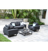 All weather Loungeset " Ethos Charcoal "