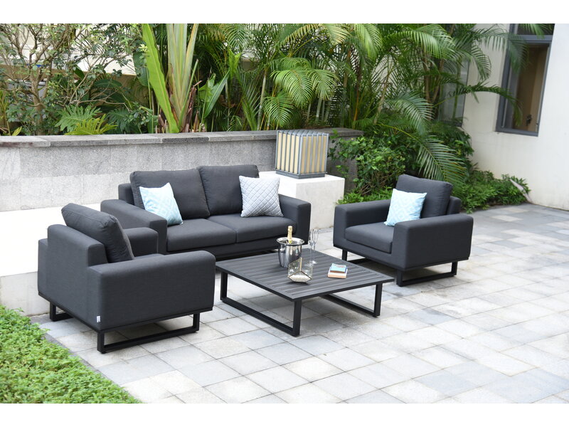 All weather Loungeset " Ethos Charcoal "