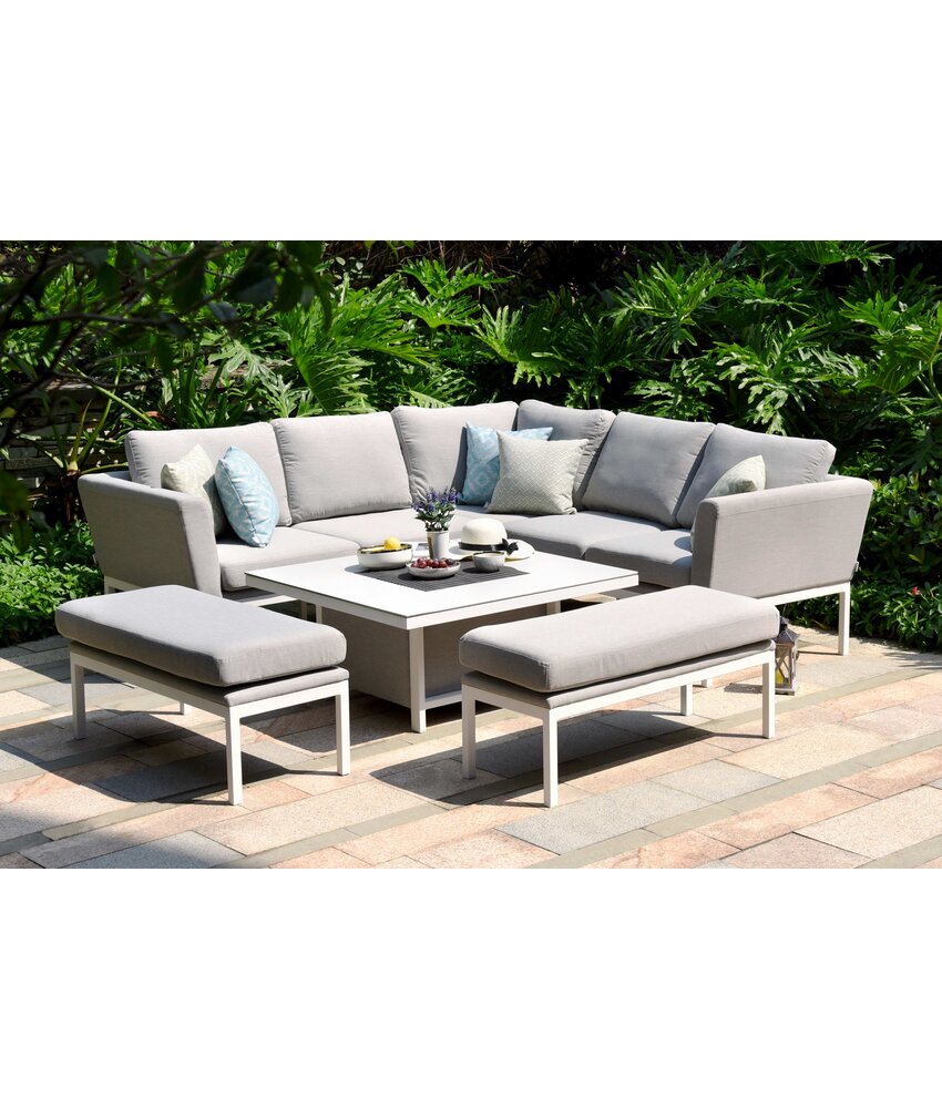 All weather Dining set " Pulse Grijs "