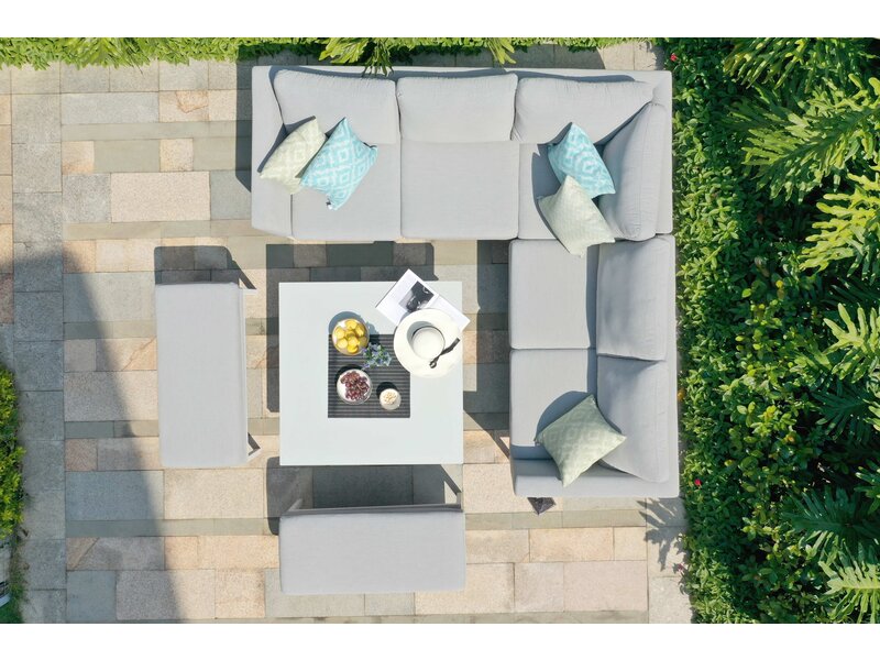 All weather Dining set " Pulse Grijs "