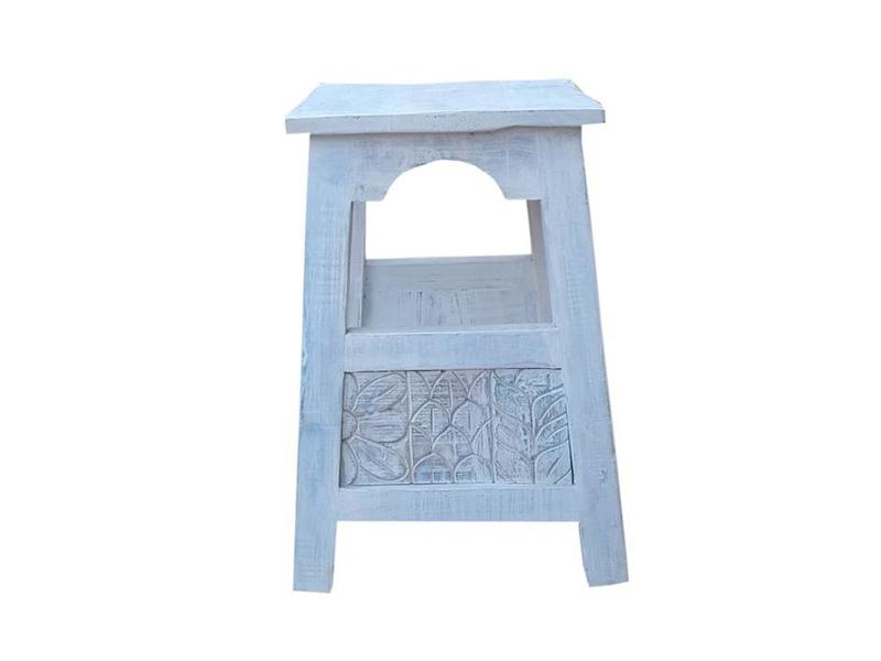 Plantentafel Whitewash 65 cm - Bianco