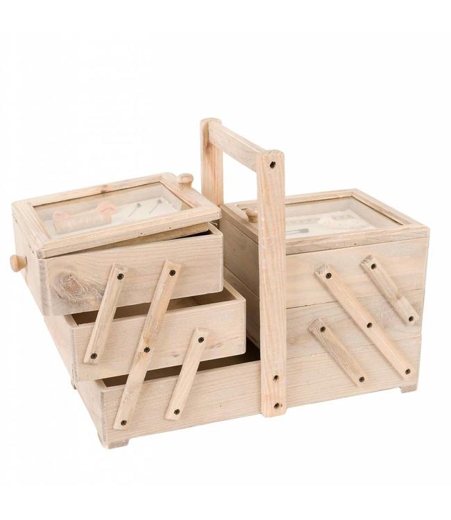 Nähkasten Holz - Villa Jähn