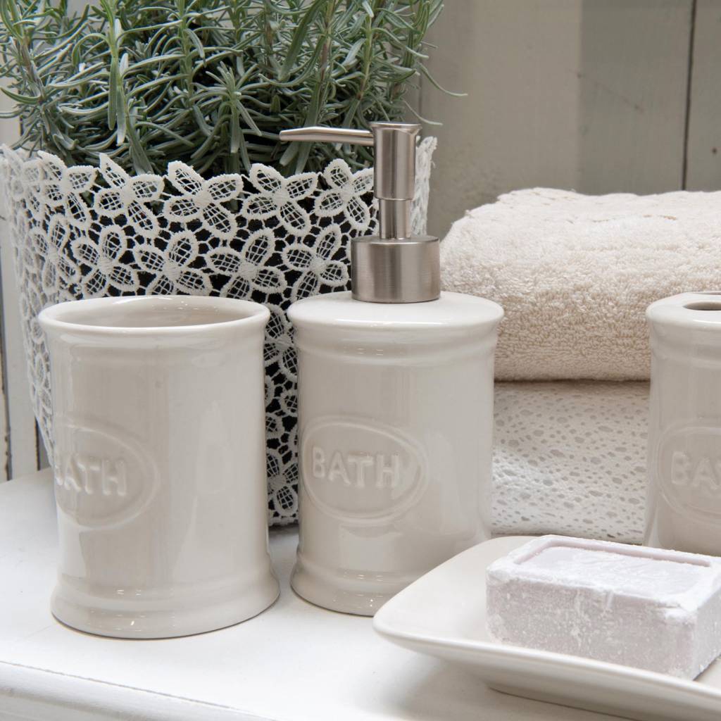 Badezimmer-Set Keramik - Vintage Shop | Villa Jähn