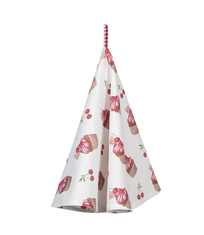 Küchentuch "Cupcakes und Kirschen" Vintage - Vintage Deko Shop | Villa Jähn