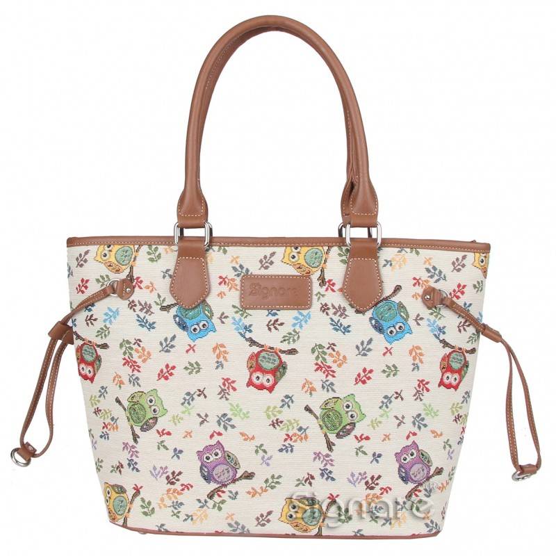 Handtasche "Eulen" Villa Jähn