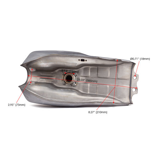 ZB Style Universal Unpainted 9L Brandstoftank