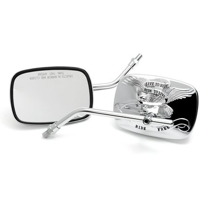 Custom Mirror Live to Ride / Ride to Live 10mm Japanese