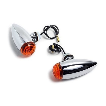 Bullet richtingaanwijzers Chrome Mini