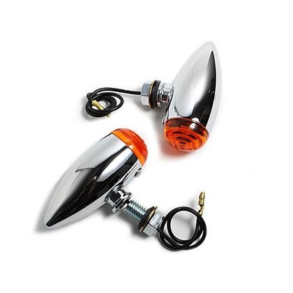 Bullet richtingaanwijzers Chrome Mini