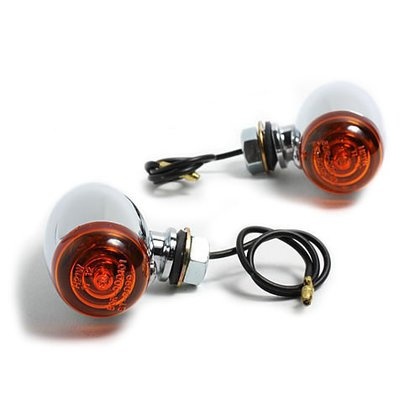 Bullet richtingaanwijzers Chrome Mini