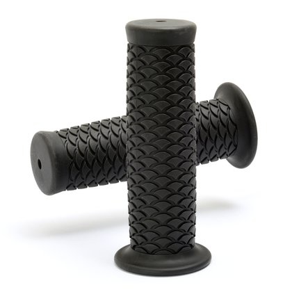 Megalon Fish Scale Grips in antracietgrijs 22 mm en 25,4 mm sturen.