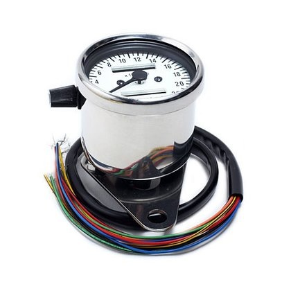 Mini-Speedo 60 mm with LED Control White Face