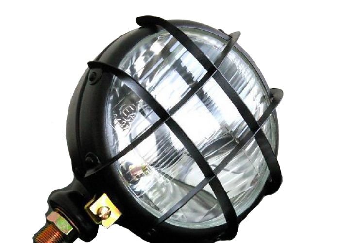 5.75" Enduro Koplamp Zwart met ondermontage