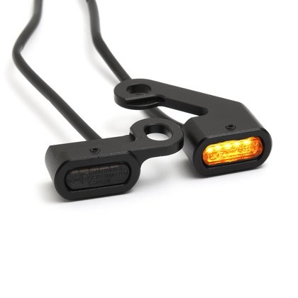 Mini-LED-knipperlichten voor stuurschakelaar zwart